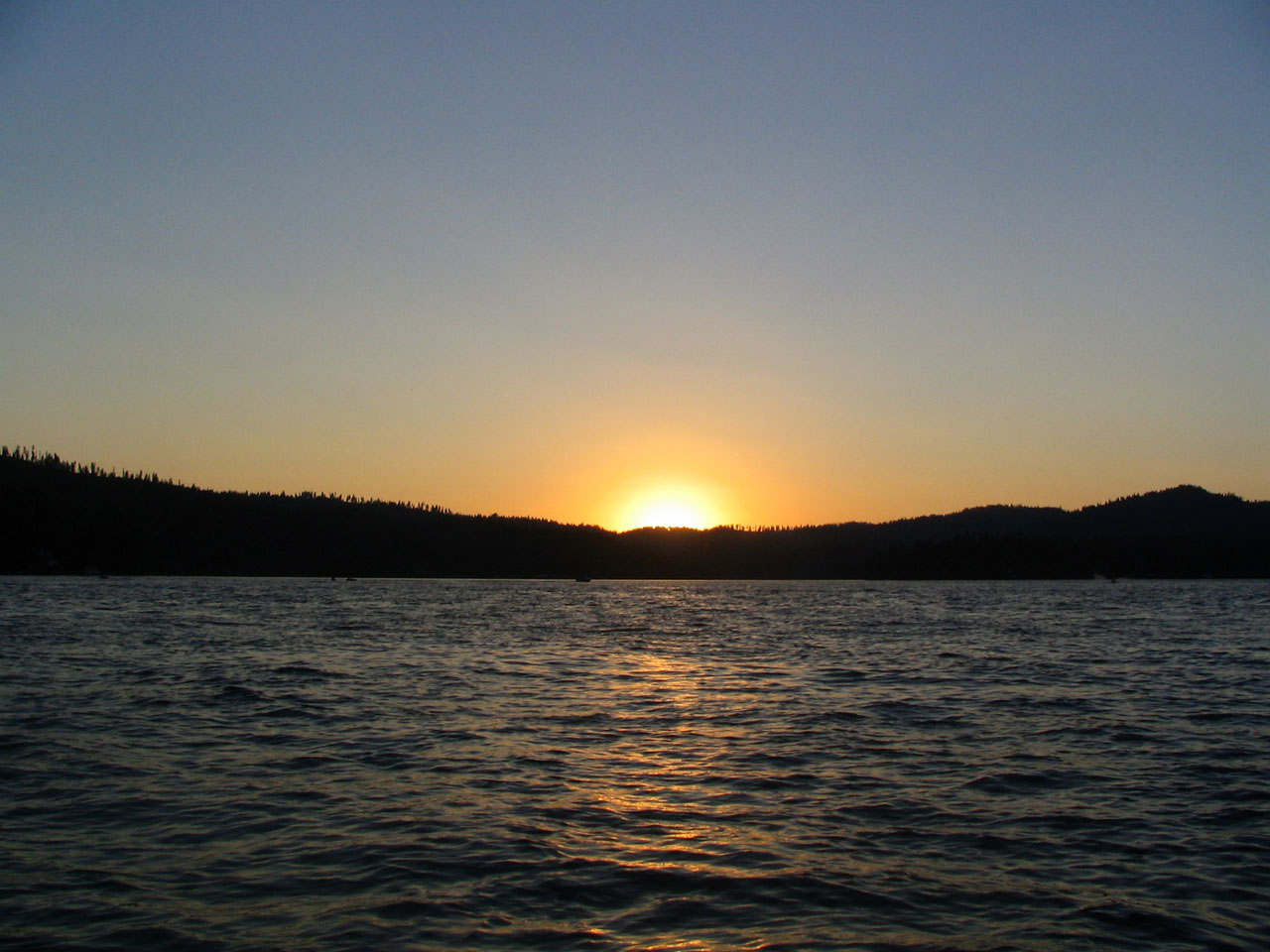 Newman Lake sunset 2